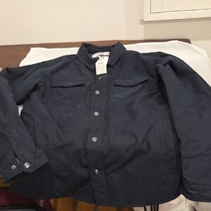 Jos. A. Bank Dark Blue Shirt Jacket (NEW) Large